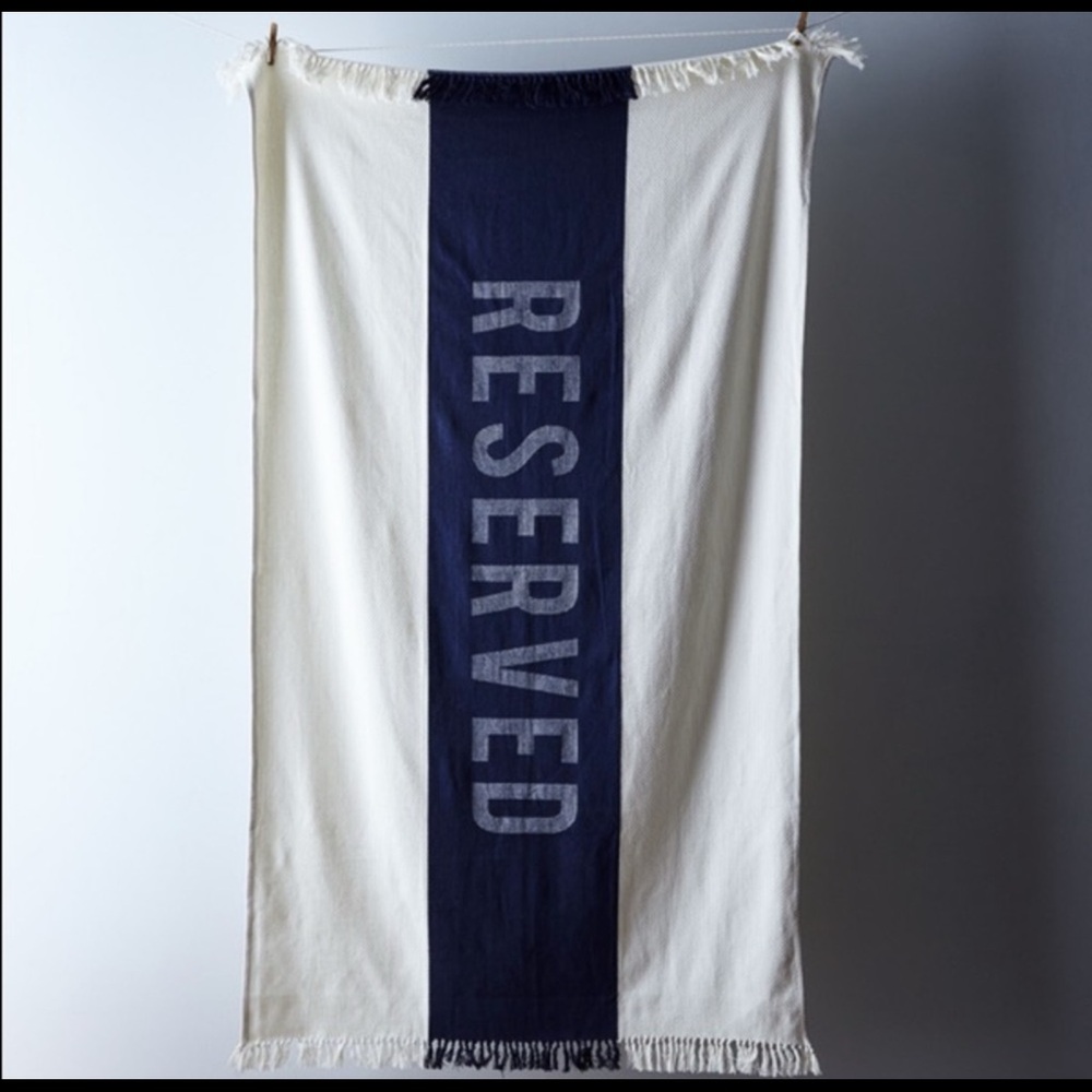 Bundle of 2 Blue Reserved Towels